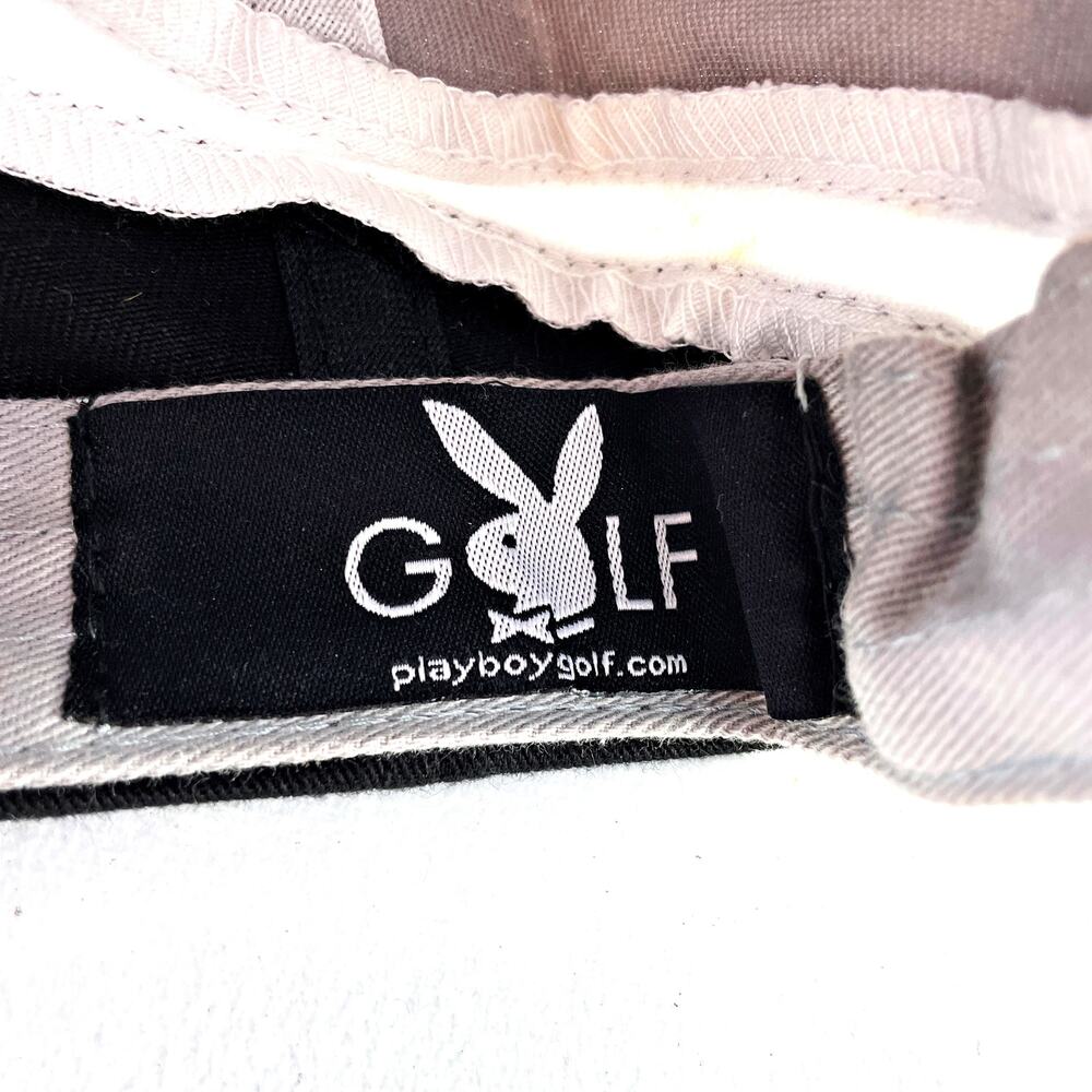 Playboy Bunny Golf Limited Ed Baseball Hat Hook Loop Adjustable - Picture 5 of 6